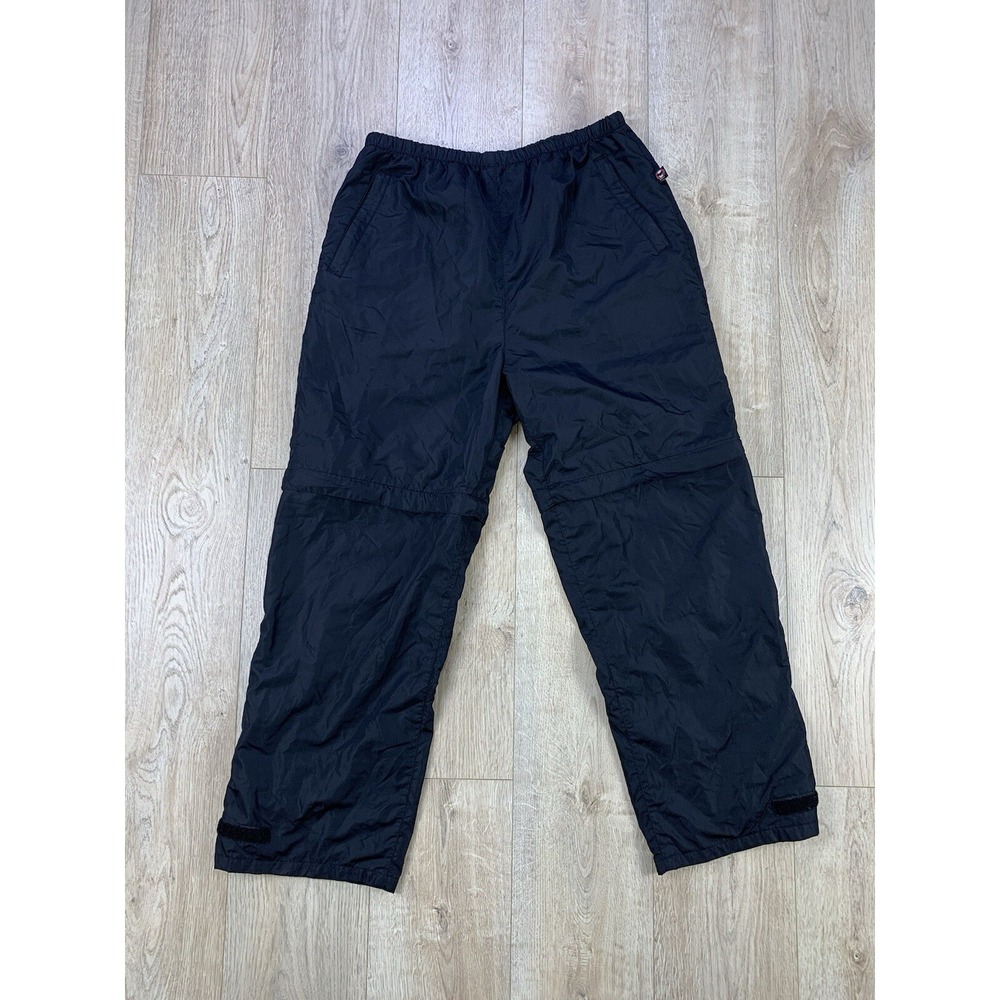 VTG CDN Spirit Golf Canada Windbreaker Convertable Black Large Pants Heavyweight